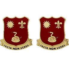 143rd Field Artillery Regiment Unit Crest (Facta Non Verba)